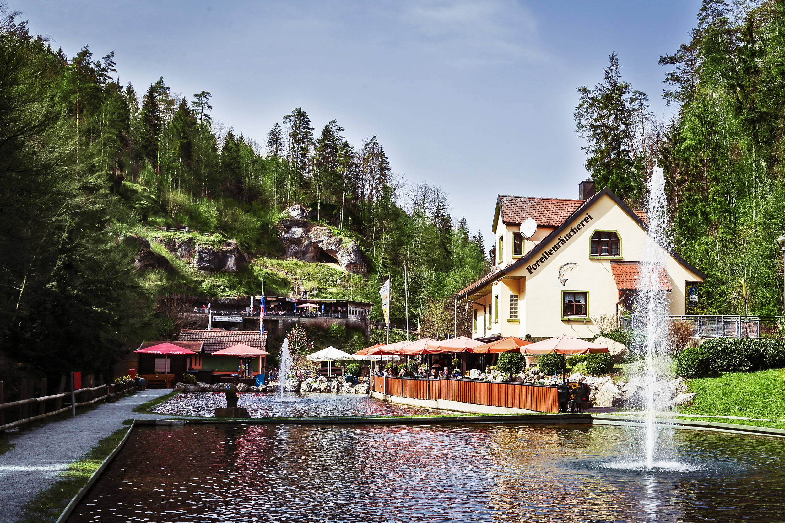 Heiner's Forellenräucherei mit Biergarten in 91278 Pottenstein